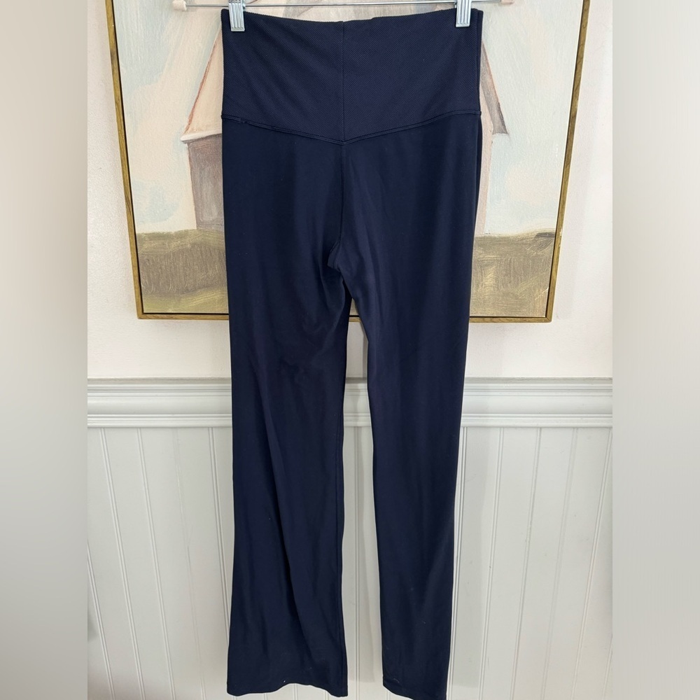 ATHLETA Studio Flare Pant Navy Blue Size Small - Picture 6 of 7